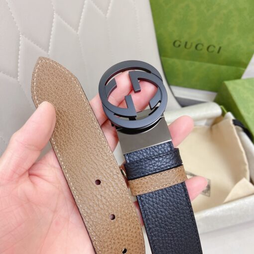 Gucci GG Marmont Reversible Belt Black, Women Belt - Image 3
