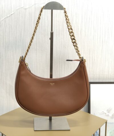 Celine Medium Ava Chain Brown For Women 10in/25cm 199583DGQ.04LU