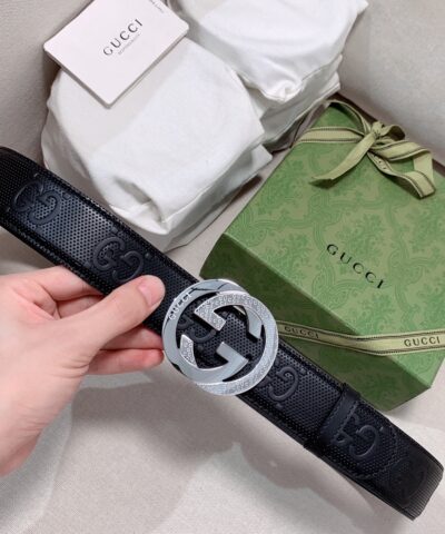 Gucci GG Marmont Reversible Belt Black, Women Belt