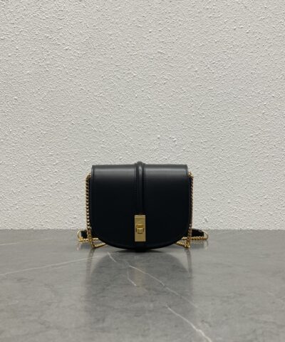 Celine Small 16 Wallet On Chain Black For Women 6in/14cm 10G453CQ7.38NO