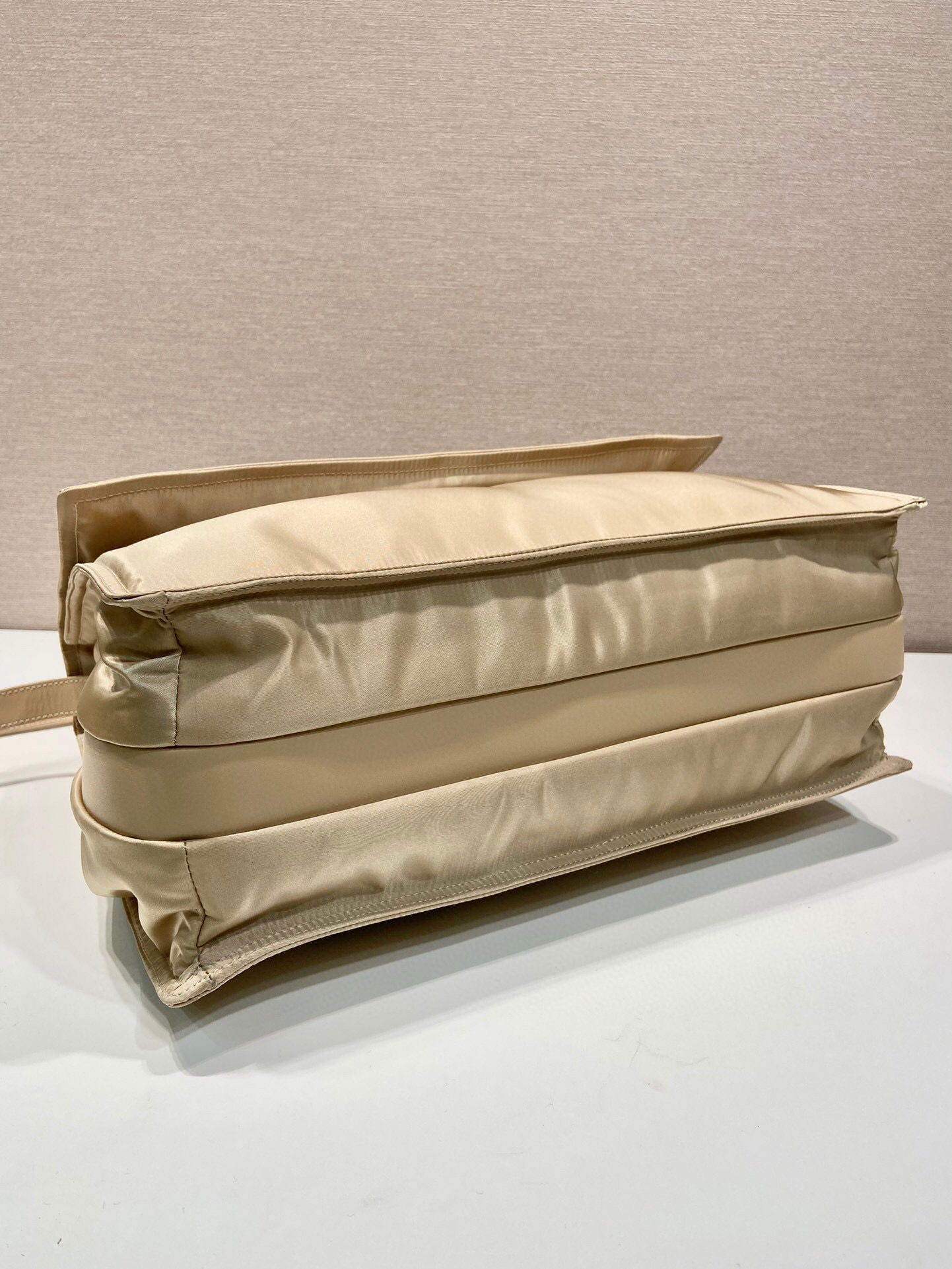 Prada Large Padded Shoulder Bag In Beige For Women 14.1in/ 36cm 1BD256_RDLN_F0F24_V_OOO - Image 9