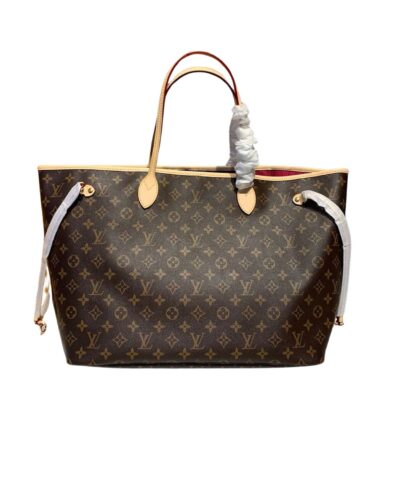 Louis Vuitton Neverfull GM Tote Bag Monogram Canvas Pivoine Pink For Women, Women's Handbag, Shoulder Bags 15.7in/39cm LV M41180