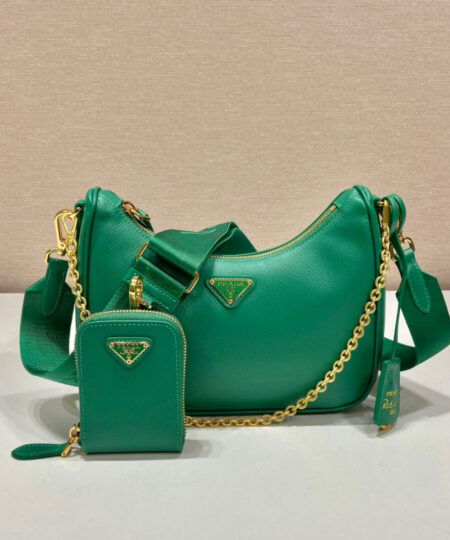 Alternative view of Prada Re-Edition 2005 Saffiano Bag In Green For Women 8.6 in/ 22 cm 1BH204_NZV_F0PCL_V_V2M