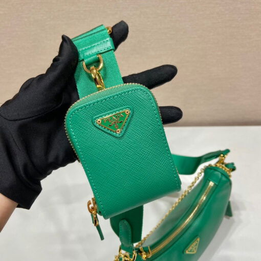 Prada Re-Edition 2005 Saffiano Bag In Green For Women 8.6 in/ 22 cm 1BH204_NZV_F0PCL_V_V2M - Image 7