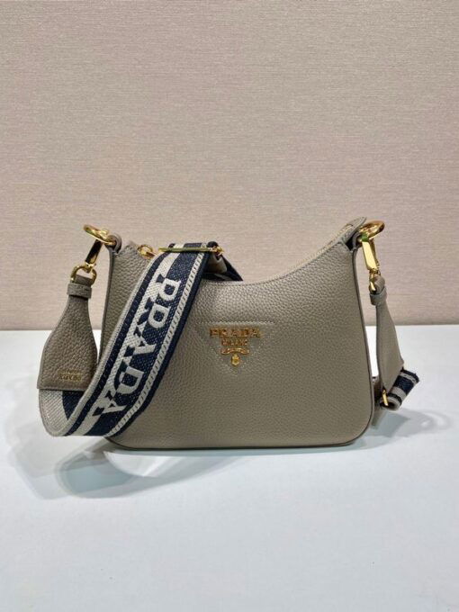 Prada Shoulder Bag In Grey For Women 9.5 in/ 24 cm 1BH193_2DKV_F0JDS_V_3OO - Image 8
