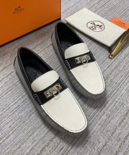 Hermes Irving Loafer Grey/White For Men