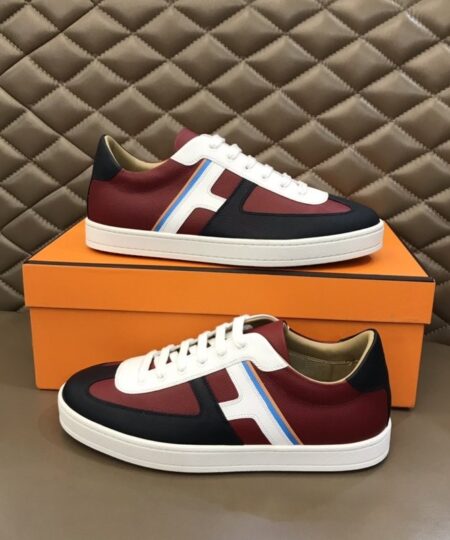 Hermes Boomerang Sneaker Green/Black For Men