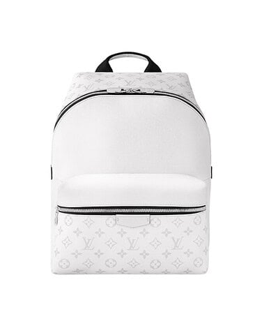 Louis Vuitton Discovery Backpack White For Men 40cm / 15.7in M30953