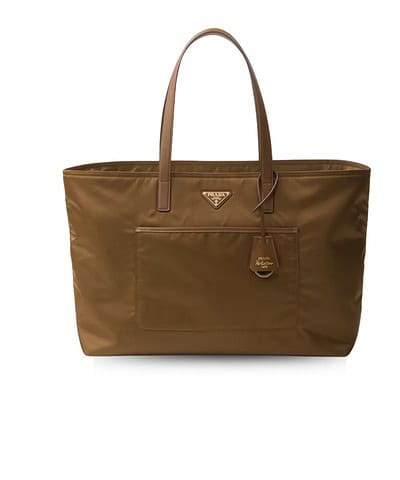 Prada Re-Edition 1978 Large Re-Nylon And Saffiano Tote Bag Beige For Women 16.9 Inches/ 43 Cm 1BG527_R064_F0594_V_OOO