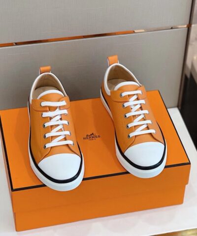 Hermes Sneaker Orange For Men