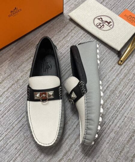 Alternative view of Hermes Irving Loafer Grey/White For Men