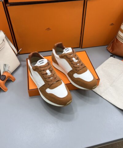 Hermes Escape Trainers Brown For Men H221171Z 90360