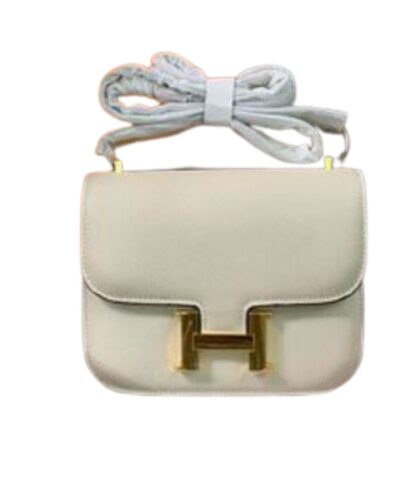 Hermes Constance Black/Brown/Khaki Green/White For Women 19cm / 7.4in