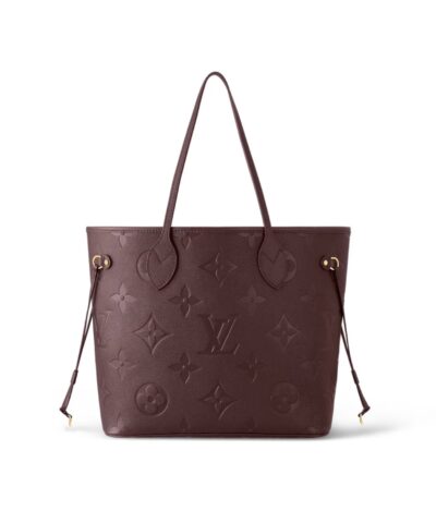 Louis Vuitton Neverfull MM Bag Wine For Women M46599 – 12.2 Inches/ 30.9 Cm