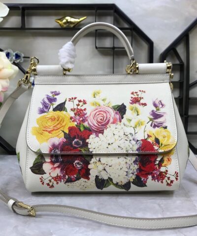 Dolce & Gabbana Medium Sicily Handbag For Women 10.2in/26cm