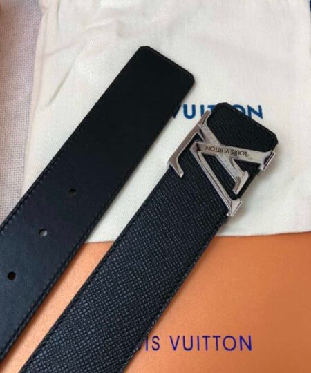 Alternative view of Louis Vuitton Initiales Reversible LV Belt with Silver Hardware LV Women Belt LV