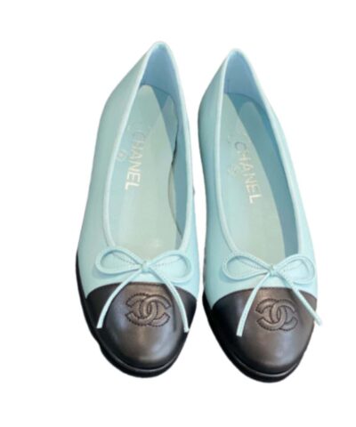 Chanel Ballet Flats Blue For Women