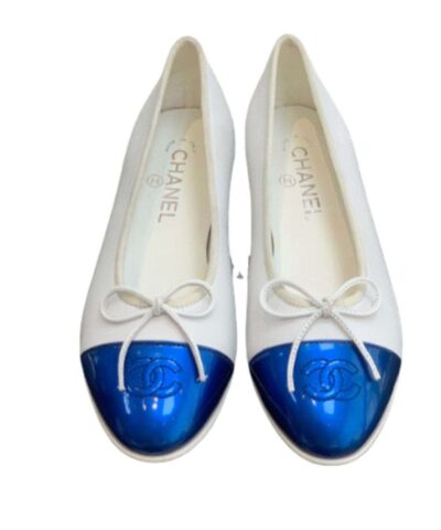 Chanel Ballet Flats White For Women