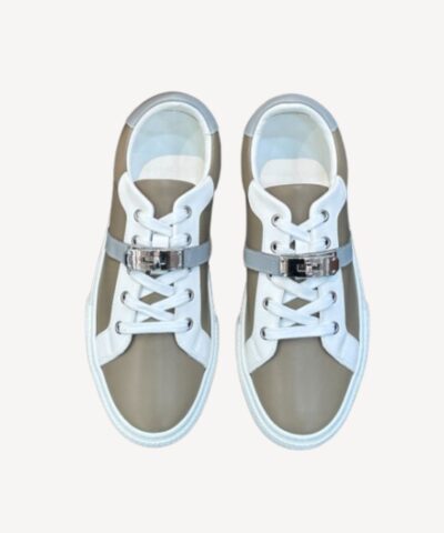 Hermes Day Sneakers Green For Men