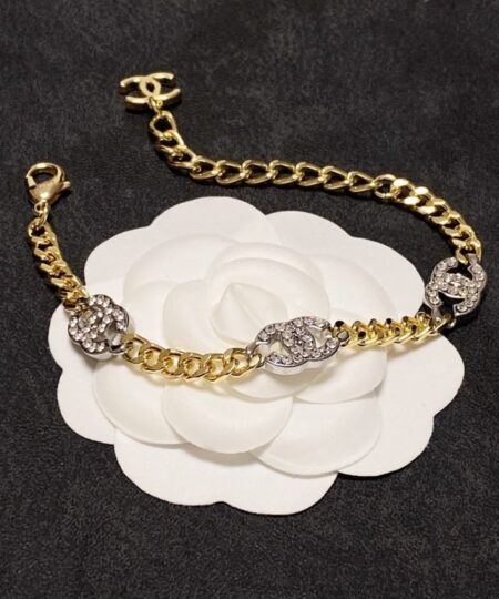Chanel Double C Bracelet Gold For Women