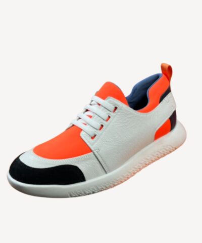 Hermes Free Sneaker Orange For Men