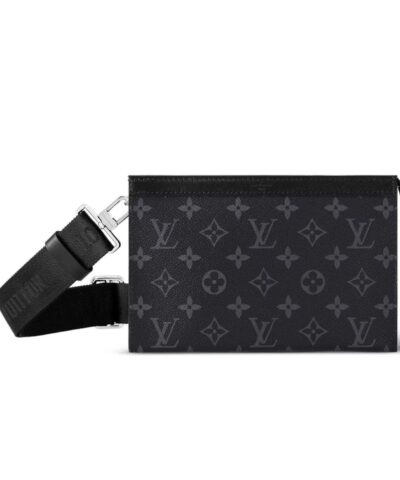 Louis Vuitton Gaston Wearable Wallet Black For Women 22cm / 8.7in M81124