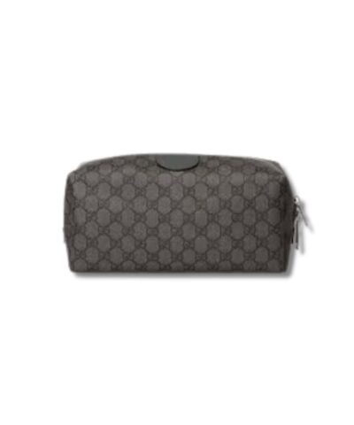 Gucci Ophidia GG Toiletry Case Supreme Canvas Grey For Men 10.2in/26cm ???572767 UULBN 1244