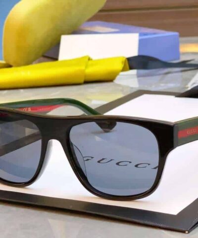 Gucci Square Frame Sunglasses Green For Women