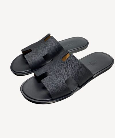 Hermes Oran Sandal Black For Men