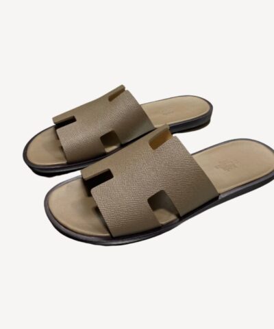 Hermes Oran Sandal Green For Men