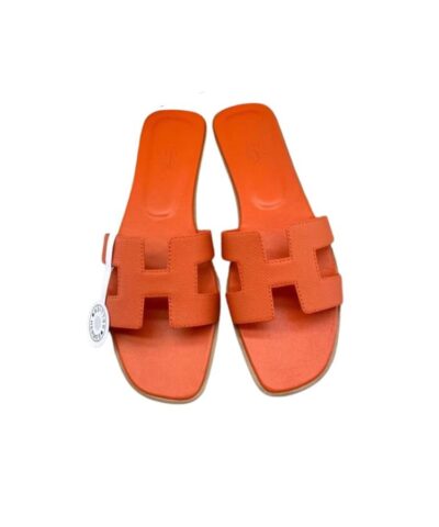 Hermes Oran Sandal Orange For Women