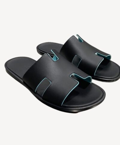 Hermes Oran Sandal Black For Men
