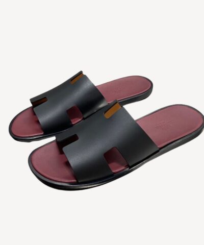 Hermes Oran Sandal Black For Men