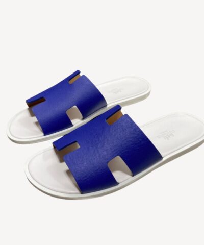 Hermes Oran Sandal Blue For Men
