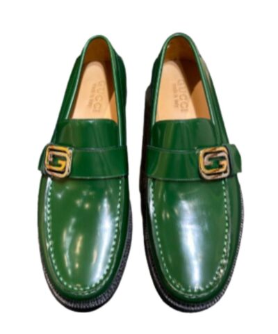 Gucci Interlocking G Loafer Green For Men