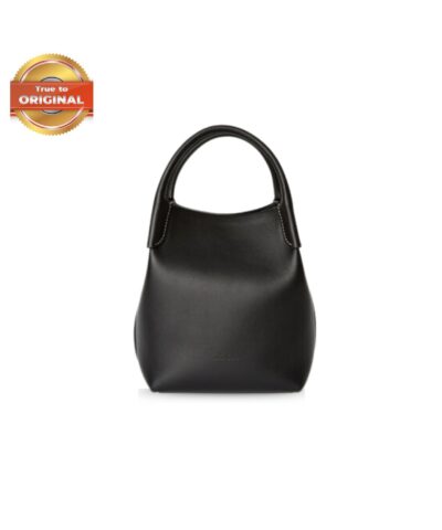 [True-to-ORIGINAL]Loro Piana Small Bale Bag Black For Women 6.7 in/ 17 cm FAO0815 8000