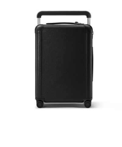Louis Vuitton Horizon 55 Taiga Leather Suitcase Bag Black 15in/38cm M23260