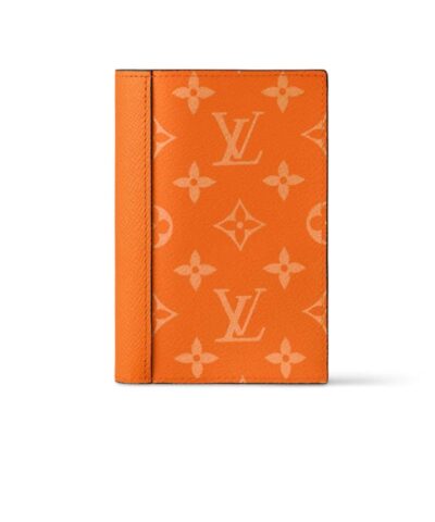 Louis Vuitton Passport Cover Wallet Orange For Men 3,9in/10cm M31050