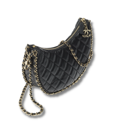 Chanel Small Hobo Bag Black For Women- AS3917 B10551 94305