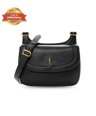 [True-to-ORIGINAL] Saint Laurent Charlie Medium Shoudler Bag Black For Women 9.1in/23cm YSl 6867422R20W1000