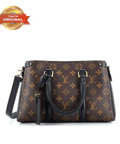 [True-to-ORIGINAL] Louis Vuitton Soufflot BB Handbag Black For Women 11.4in/29cm LV M44898