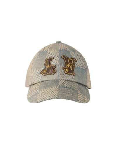 Louis Vuitton Washed 3D Cap Denim Blue For Men M7690M
