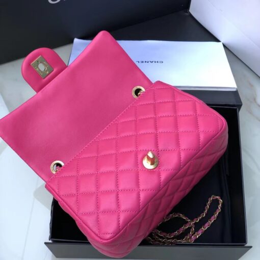 [True-to-ORIGINAL] Chanel Flap Bag With CC Ball On Strap Pink For Women, Women’s Handbags, Shoulder And Crossbody Bags 7.8in/20cm AS1787 - Image 6