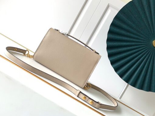 Louis Vuitton Lockme Short Handle Bag Gold For Women M56136- 9.2 Inches/23.5 Cm - Image 3