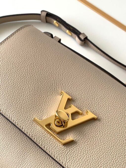 Louis Vuitton Lockme Short Handle Bag Gold For Women M56136- 9.2 Inches/23.5 Cm - Image 5