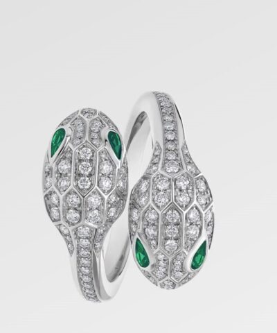 Bvlgari Serpenti Seduttori Ring White Gold For Women 358100