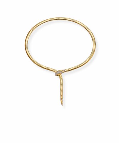 Bvlgari Serpenti Tubogas Necklace Yellow Gold For Women 360632