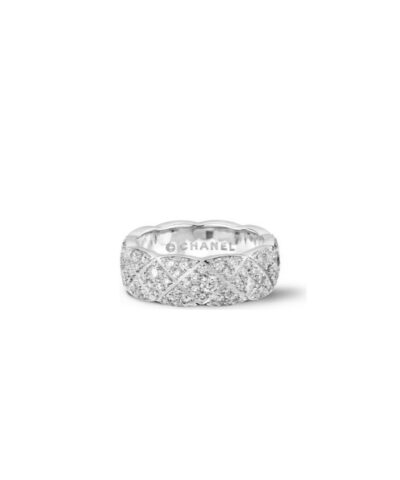 Chanel Coco Crush Ring White Gold For Women Small Version For Women J12093