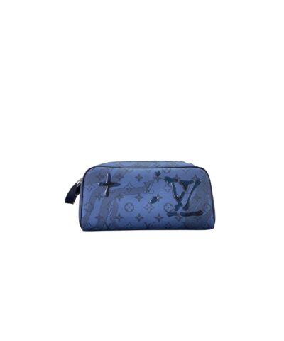 Louis Vuitton Dopp Kit Blue For Men 28cm/ 11 in