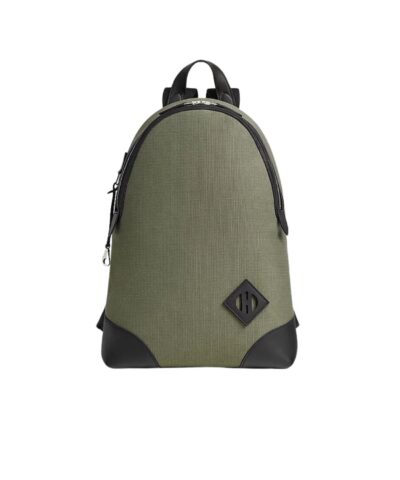 Hermes Hermès Allback Backpack Bag Kaki/Noir For Men 30cm/11.8in – H083582CKAB